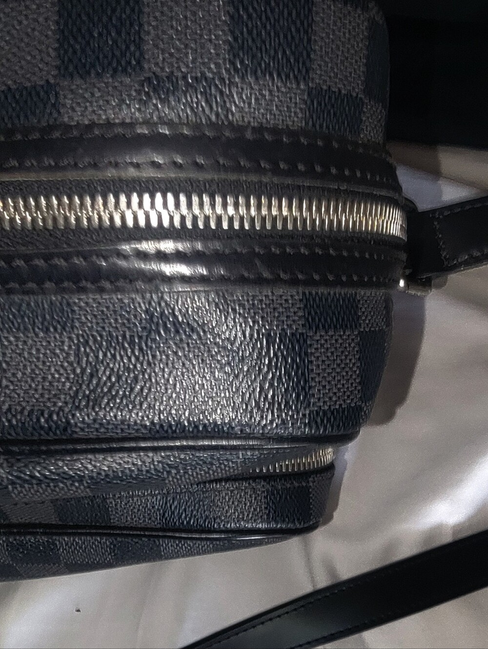 Authentic Louis Vuitton Black Checkered Men's Bag - Picture 11 of 15